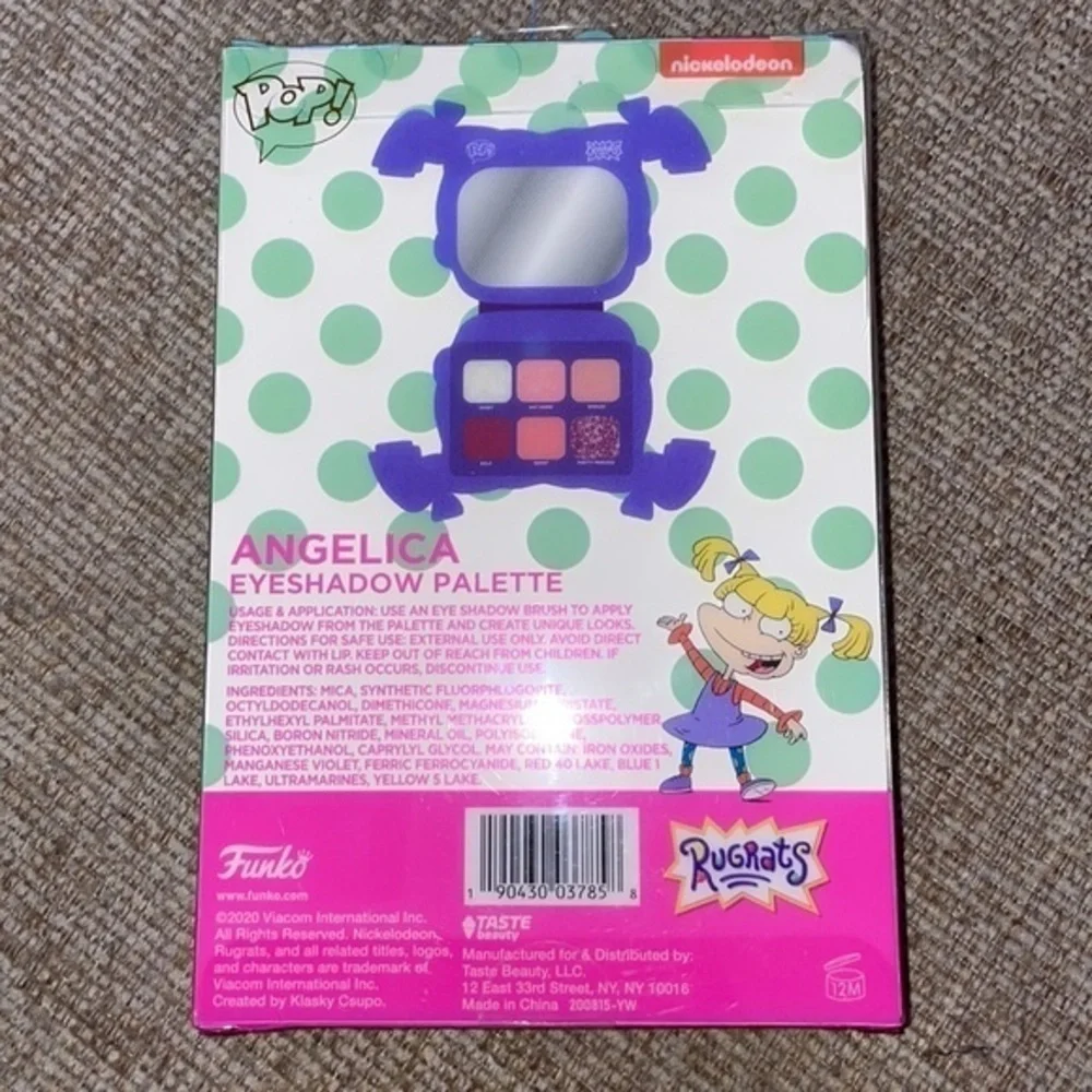 Funko Pop Rugrats Angelica 6 Shade Nickelodeon Eyeshadow Palette Mirror Compact